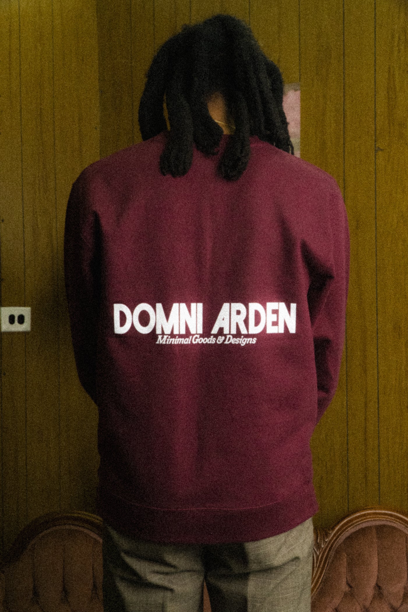 Domni Arden Maroon Logo Sweatshirt